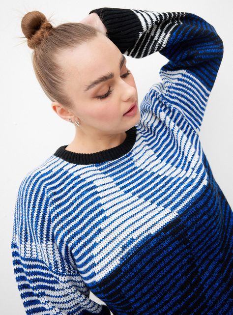 Sweater Ok Azul L Talla Azul Talla L-2
