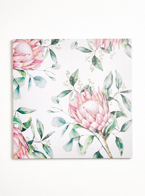 Canva Flor Roja 40x40 cm-0
