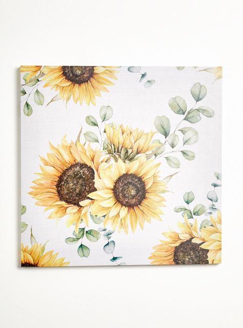 Canva Flor Amarilla 40x40 cm-0