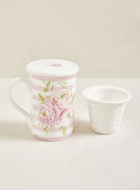 Taza Flor Rayas con Filtro-0