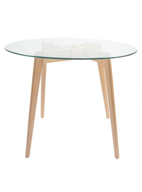 Mesa de Comedor Parker Vidrio Redonda 100 cm-2