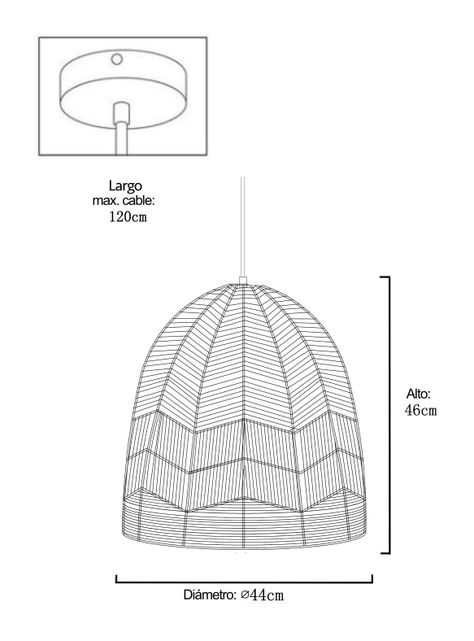 Lámpara Colgar Maple Dumai-4