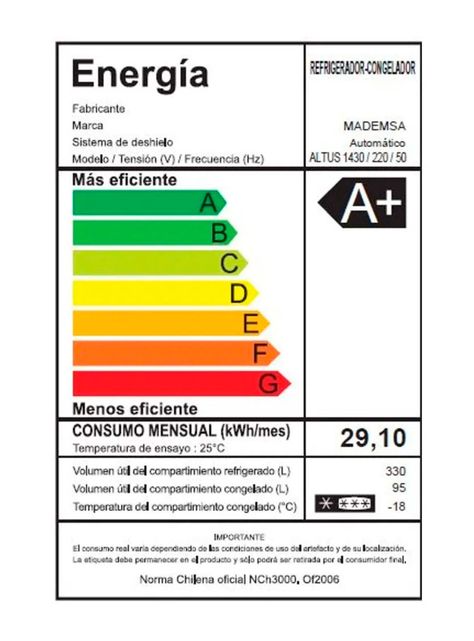 Refrigerador No Frost 425 Litros ALTUS 1430W-4