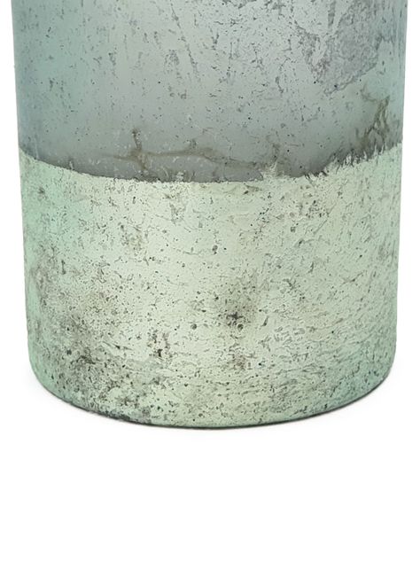 Candelabro Vidrio Azul L-3