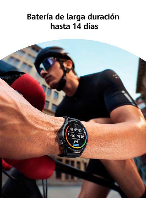 Smartwatch Watch GT 3 46mm Negro + Garantía por Accidente-3