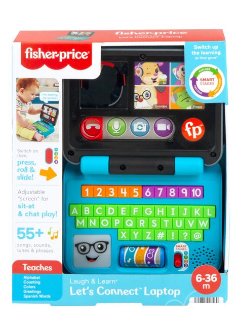 Juguete para Bebés Primer Laptop de Aprendizaje-0