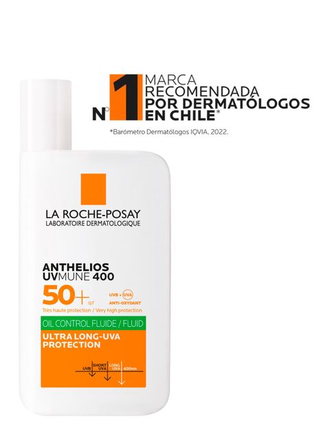 Protector Solar Rostro Anthelios UV Mune 400 Oil Control Fluid FPS50+ 50 ml-2