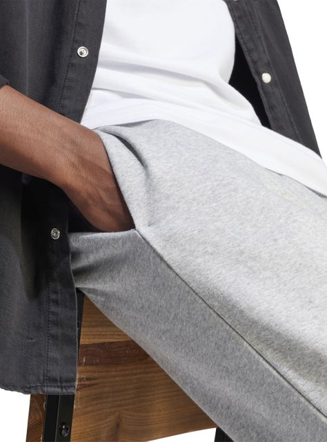 Pantalón Cuff Big Logo Essentials Fleece Tapered-2