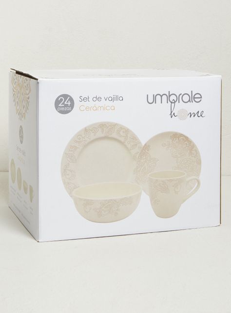 Set Vajilla Cerámica 24 Piezas Gipsy-3