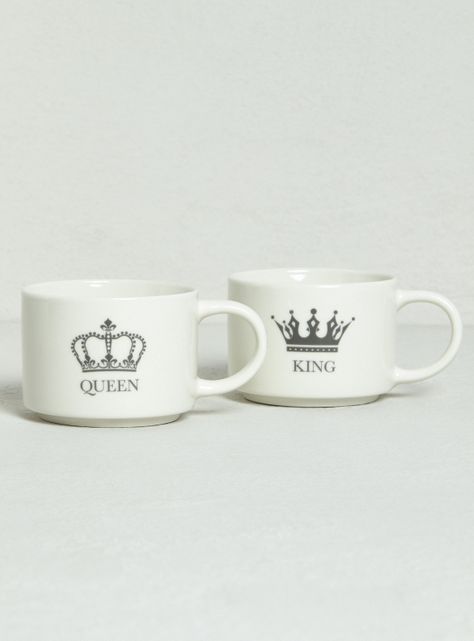 Set 2 Tazas King Queen-1