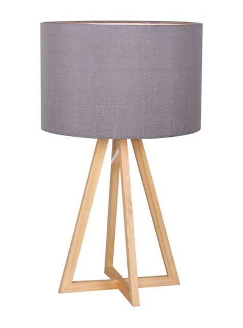Lámpara de Mesa Madera-0