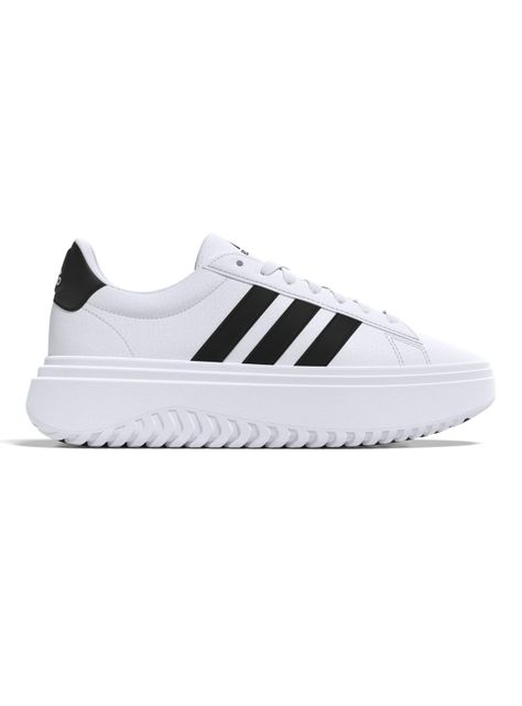 Zapatilla Urbana Logo Grand Court Plataforma Mujer-0