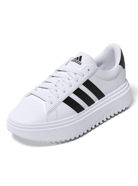 Zapatilla Urbana Logo Grand Court Plataforma Mujer-1
