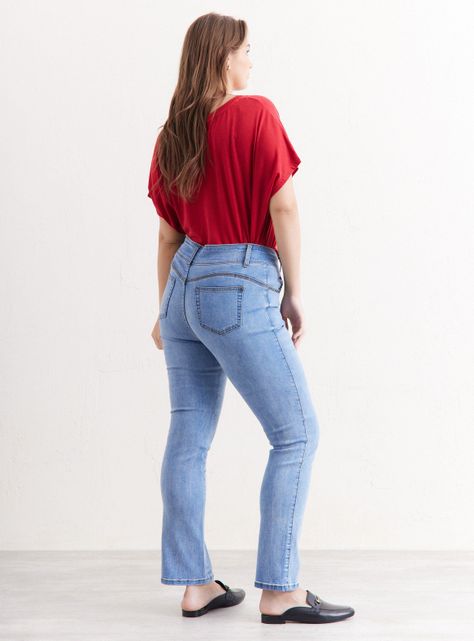 Jeans Straight Tachas Bolsillo-5