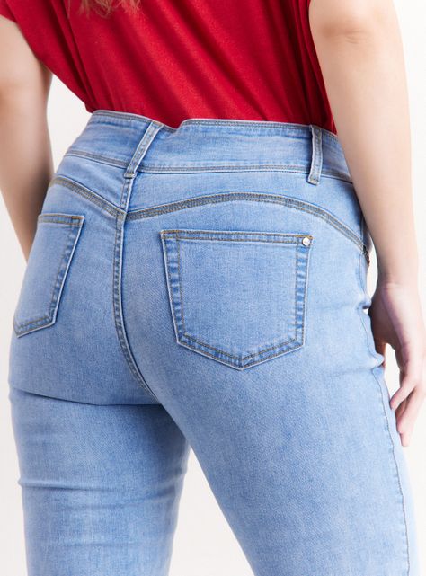 Jeans Straight Tachas Bolsillo-3