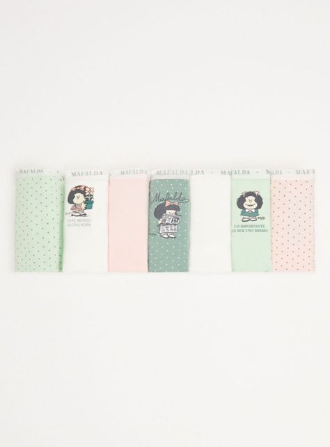 Pack 7 Calzóns Anchas Algodón Mafalda-1