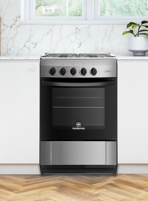 Cocina a Gas 4 Quemadores MV 220 T Acero Inoxidable-4