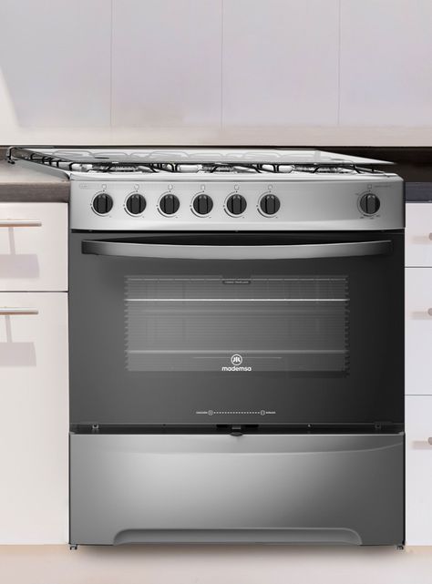 Cocina a Gas 6 Quemadores M 820 T Acero Inoxidable-4