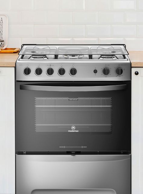 Cocina a Gas 5 Quemadores M 920 T Acero Inoxidable-4