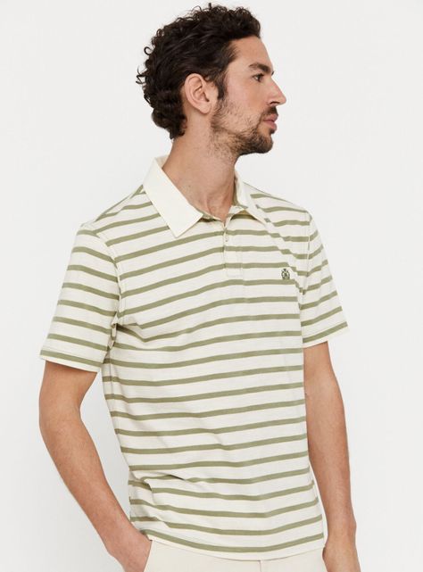 Polera De Rayas Slub 1-0