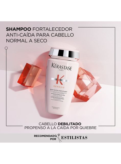 Set Hidratante Anti-Caída Genesis Shampoo 250 ml + Máscara 200 ml + Spray Protector de Calor Anti-Caída 150 ml-4