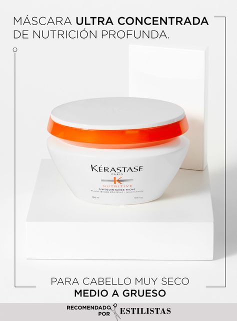 Máscara Hidratante Cabello Medio a Grueso Nutritive Masquintense Riche 200 ml-2
