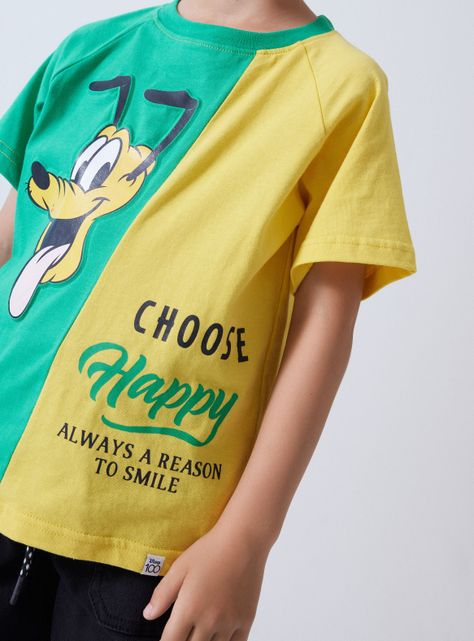 Polera Color Block Disney 100 Años 2-1