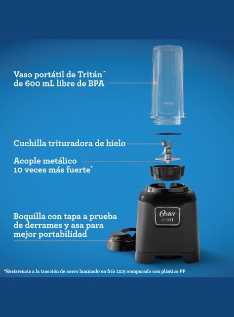 Sistema de Nutrición Actifit con Vaso Portátil Tritan-4