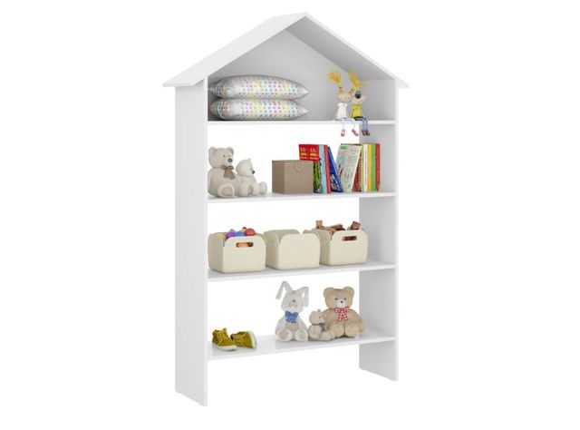 Repisa Casita Infantil Madera-0