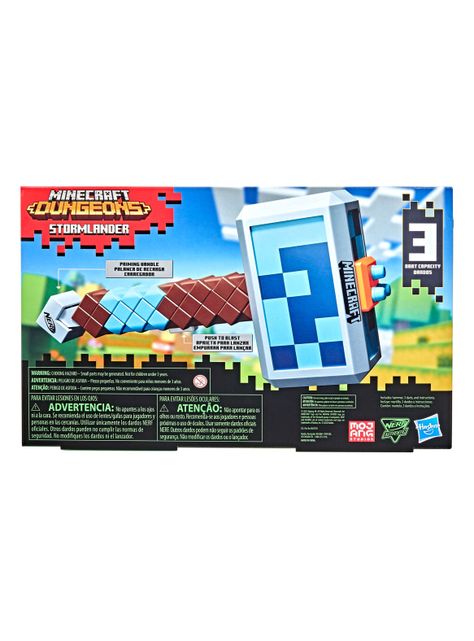 Lanzador Nerf Minecraft Stormlander-3