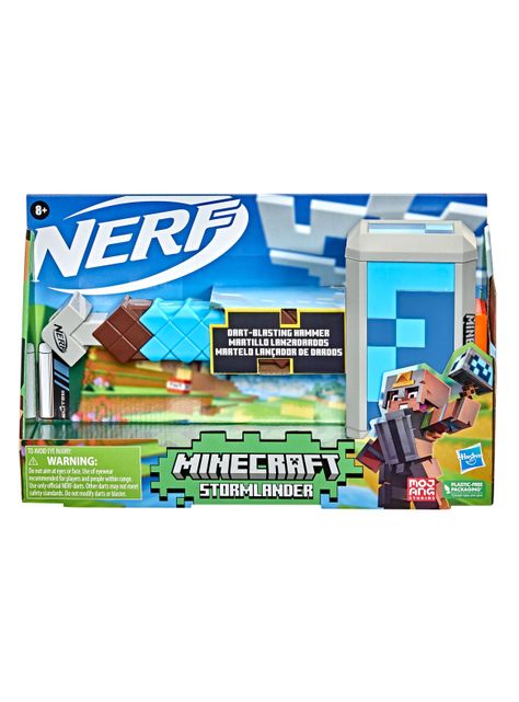 Lanzador Nerf Minecraft Stormlander-2
