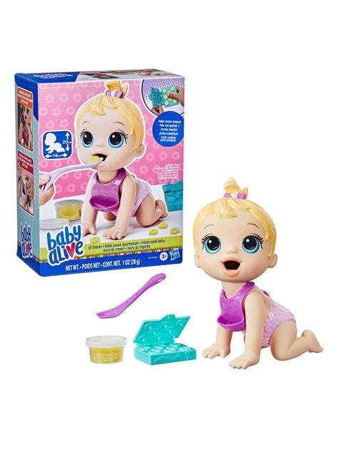 Muñeca Baby Alive Bebé Hora de Comer Rubia-1