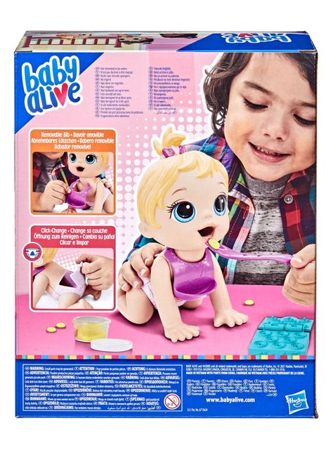 Muñeca Baby Alive Bebé Hora de Comer Rubia-3