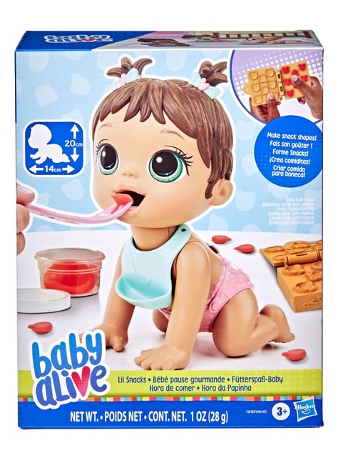 Muñeca Bebé Hora de Comer Castaña-2