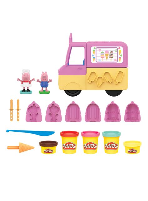 Masas y Plastilinas Camión de Helados Peppa Pig-3