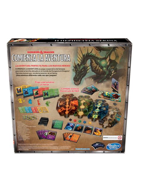 Juego de Tablero Dungeons & Dragons Comienza La Aventura-3