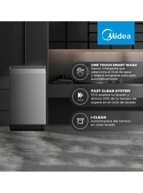 Lavadora Midea Superior 11 Kg MLS-110GE04N-9