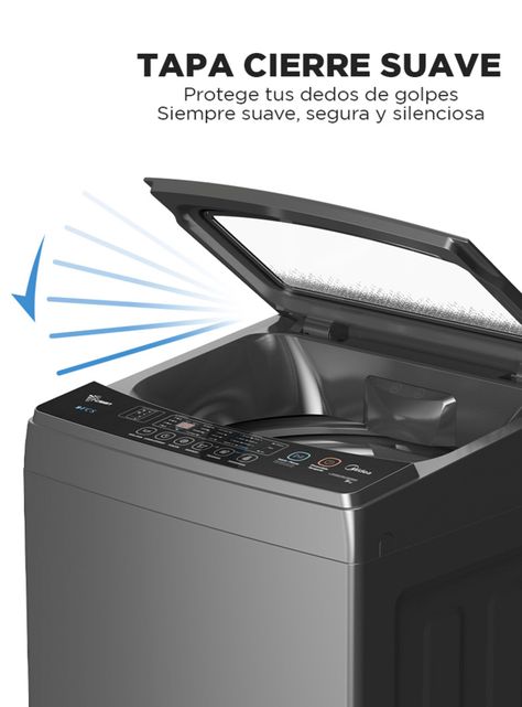 Lavadora Midea Superior 11 Kg MLS-110GE04N-3