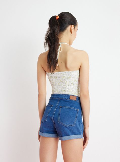 Short Ajustado con Spandex y Sin Bolsillos-1