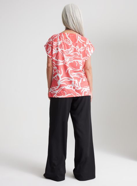 Polera Estampada Puño Doblado-5