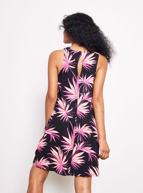 Vestido Sin Mangas Detalle Escote en Espalda-1