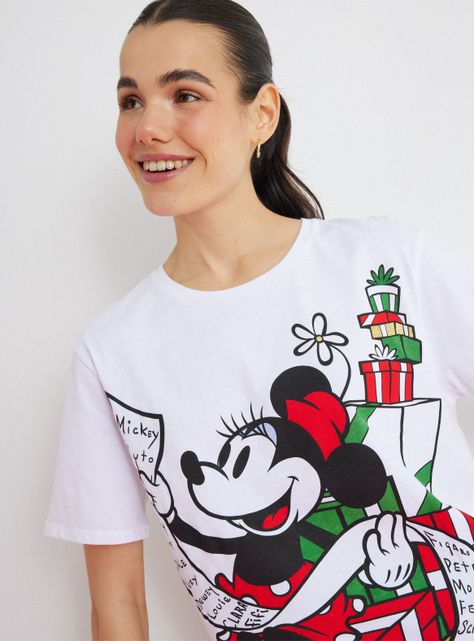 Polera Licencia Disney Navidad Minnnie Regalos-2