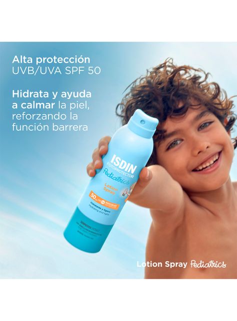 Bloqueador ISDIN Lotion Spray Pediatrics SPF50 200 ml-1