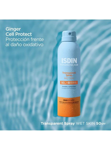 Bloqueador ISDIN Transparent Spray Wet Skin 250 ml SPF 50-4