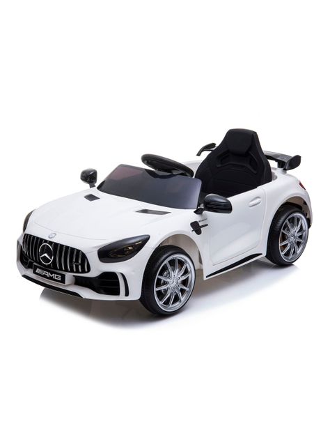 Auto Gt Batería 12V Licencia Mercedes Benz Blanco-2