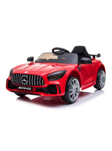 Auto GT Batería 12V Licencia Mercedes Benz Rojo-0