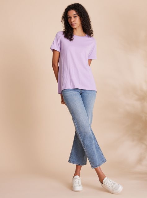 Polera Cuello Redondo Básica Algodón Pima-4