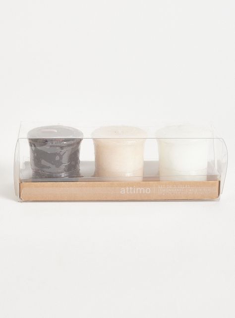Set 3 Velas 4.5x4.9 cm-2