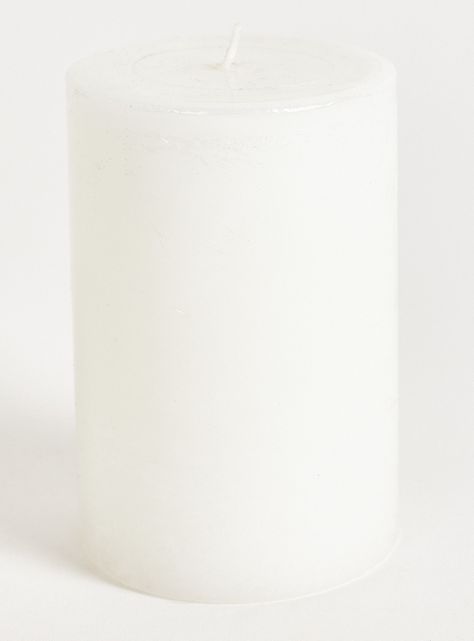 Vela Pilar Blanca 10 cm-1