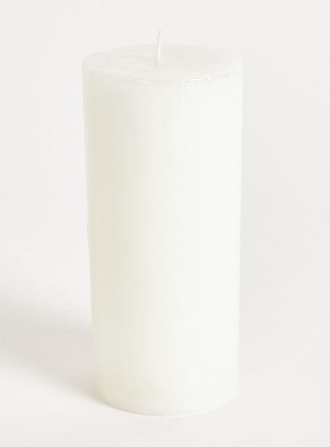 Vela Pilar Blanca 15 cm-1